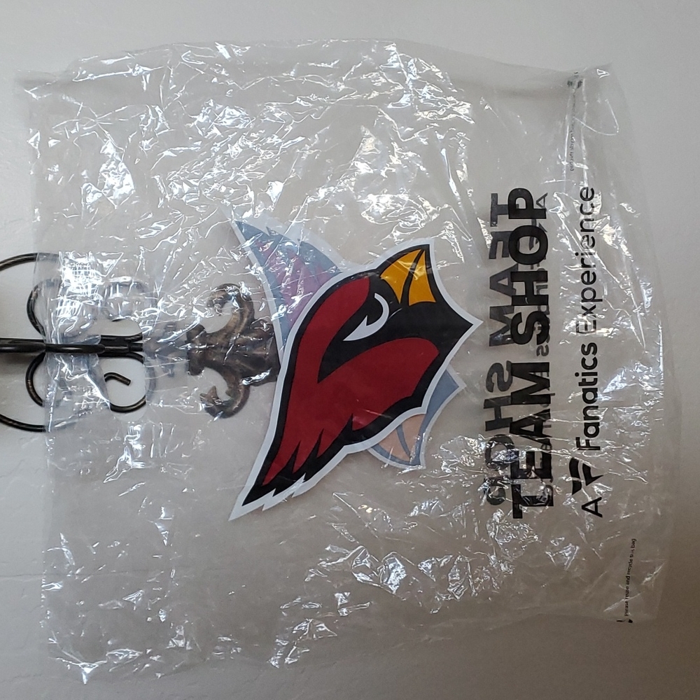 Az Cardinal's Clear Bag Tote nwot